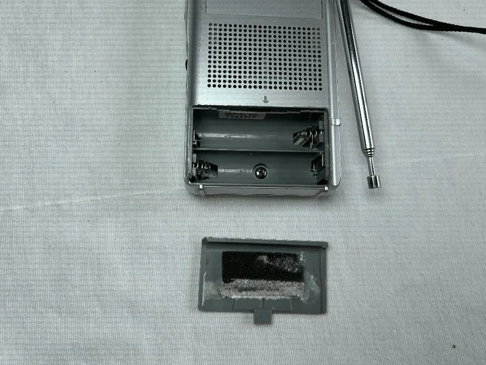 Sony Portable AM/FM Small Silver Radio ICF-S10MK2 Antenna Working